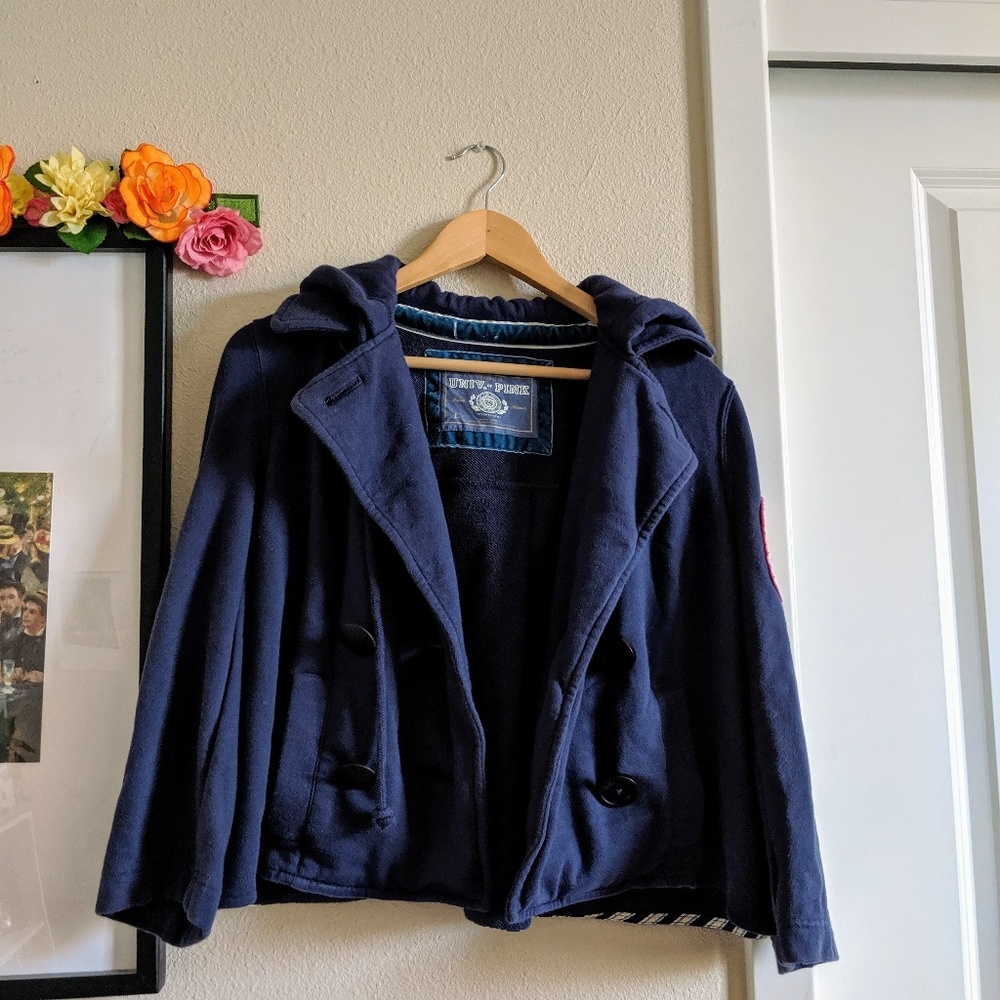 PINK cropped jacket